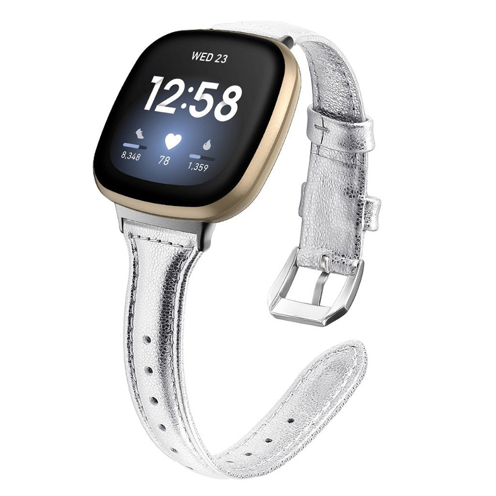 Ægte Læder Universal Rem passer til Fitbit Versa 3 / Fitbit Sense 1