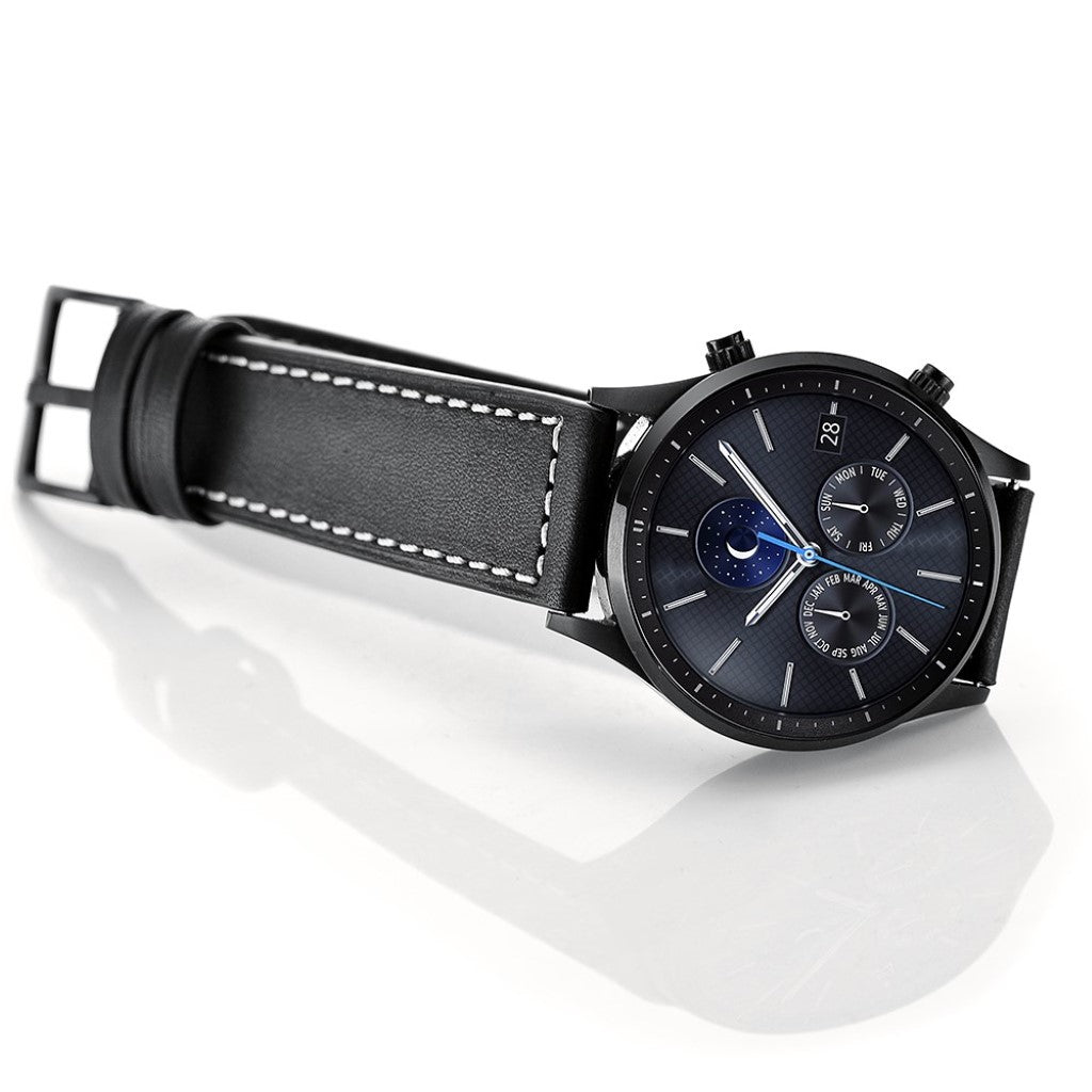 Ægte Læder Universal Rem passer til Samsung Gear S3 / Samsung Gear S3 Frontier
