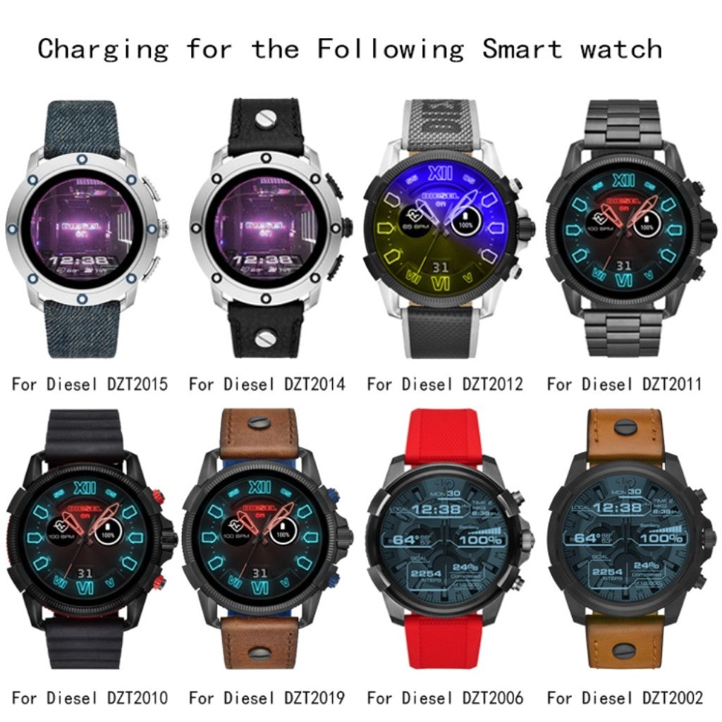 Plastik USB Ladestation passer til Diesel Smartwatch Udsalg