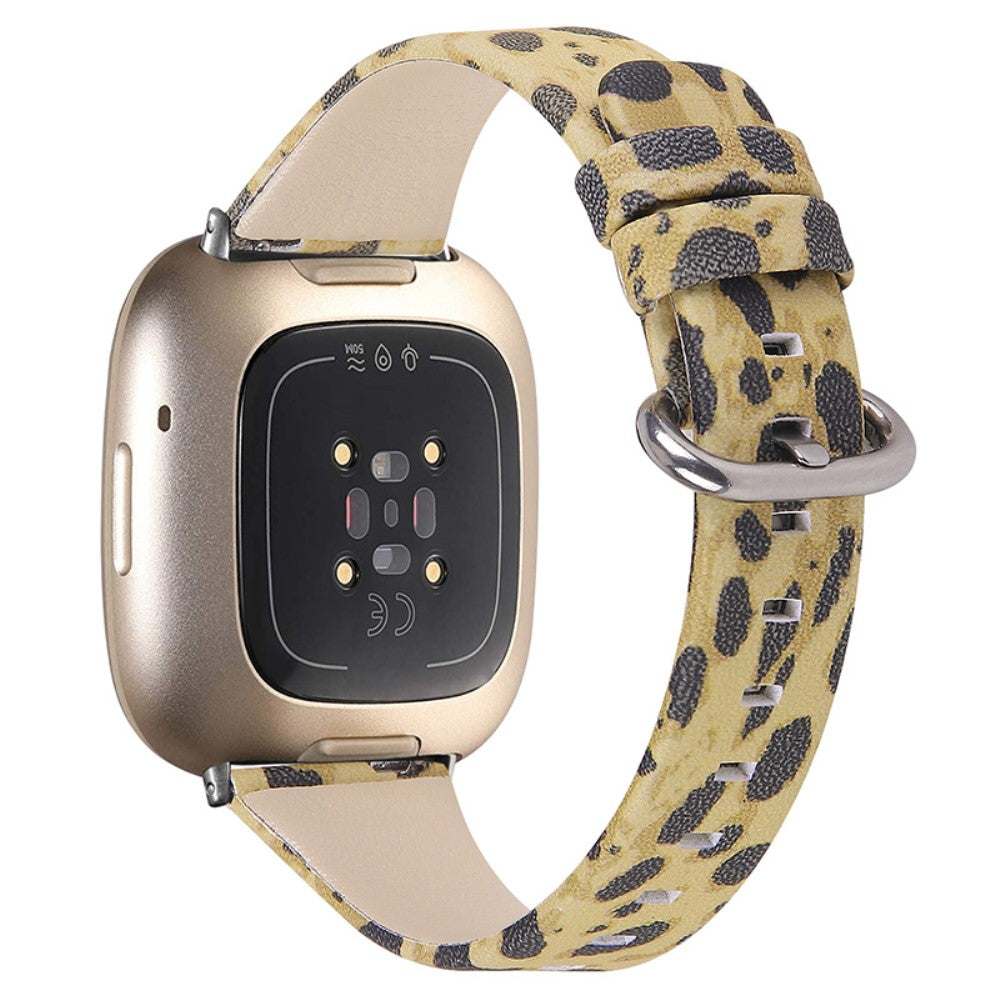 Ægte Læder Universal Rem passer til Fitbit Sense 1 / Fitbit Versa 3