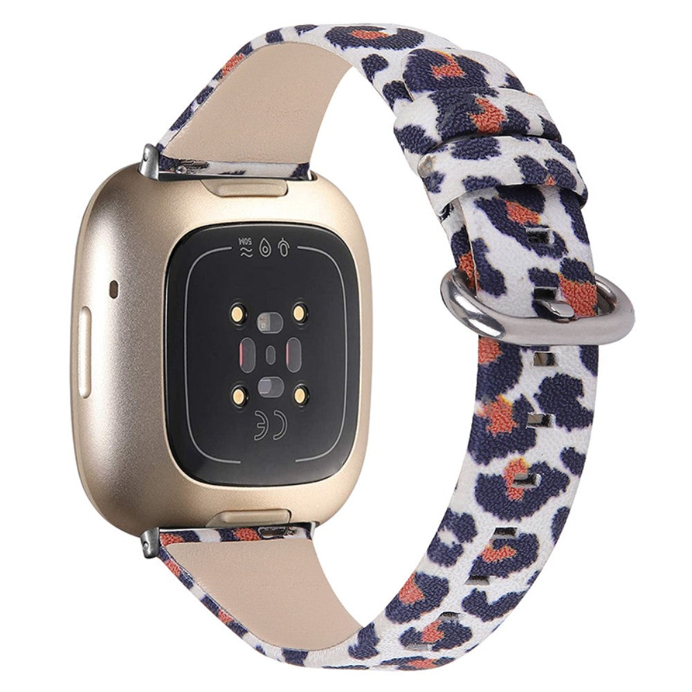 Ægte Læder Universal Rem passer til Fitbit Sense 1 / Fitbit Versa 3