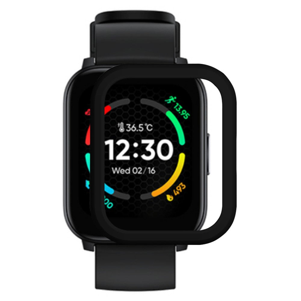Hårdt Silikone Bumper passer til Realme TechLife Watch S100