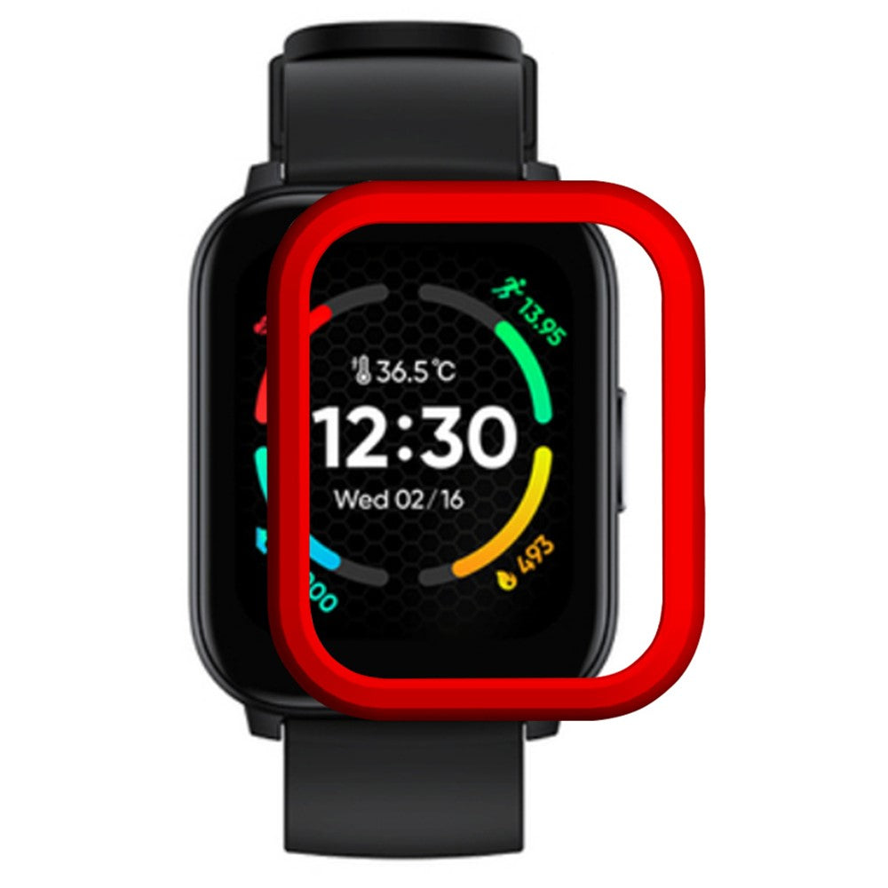 Hårdt Silikone Bumper passer til Realme TechLife Watch S100