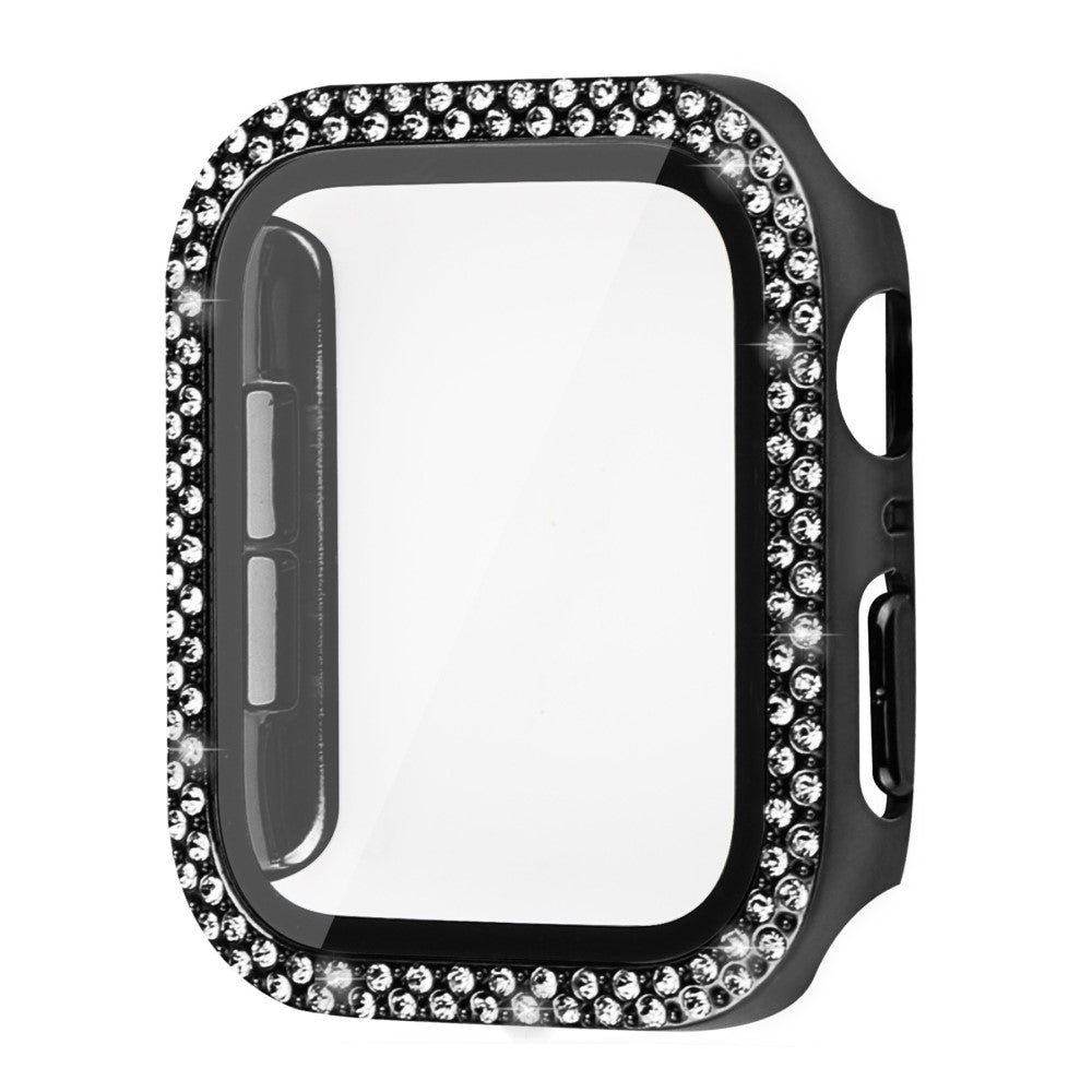Plastik Cover med Rem og Hærdet Glas passer til Apple Watch Series 8 (45mm) / Apple Watch Series 7 45mm