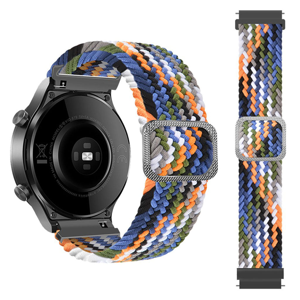 Rigtigt Hårdfør Nylon Universal Rem passer til Samsung Smartwatch