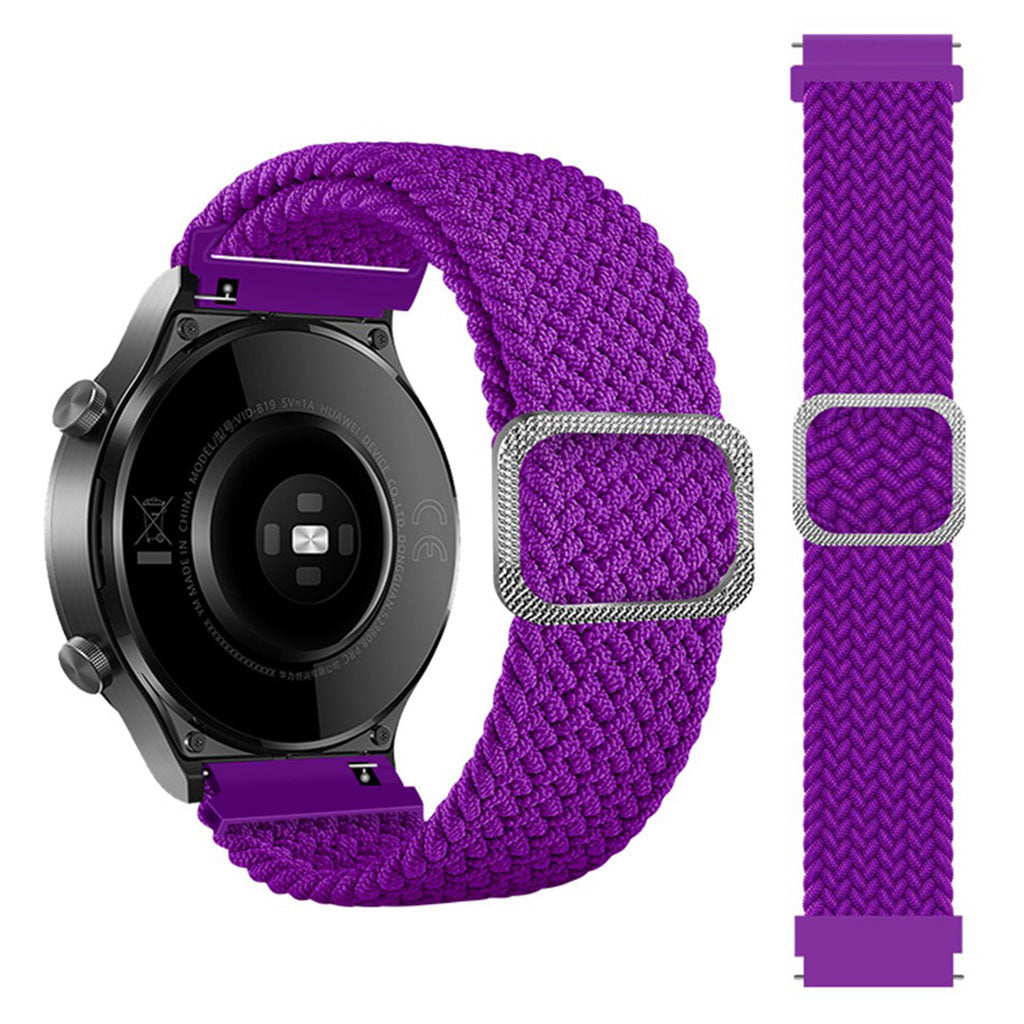 Rigtigt Hårdfør Nylon Universal Rem passer til Samsung Smartwatch