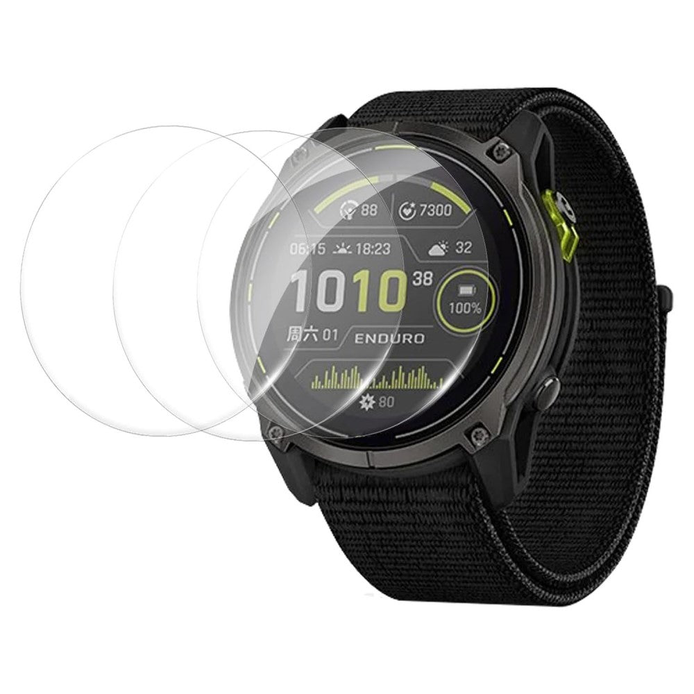 Silikone HD Skærmbeskytter passer til Garmin Enduro 3 Online