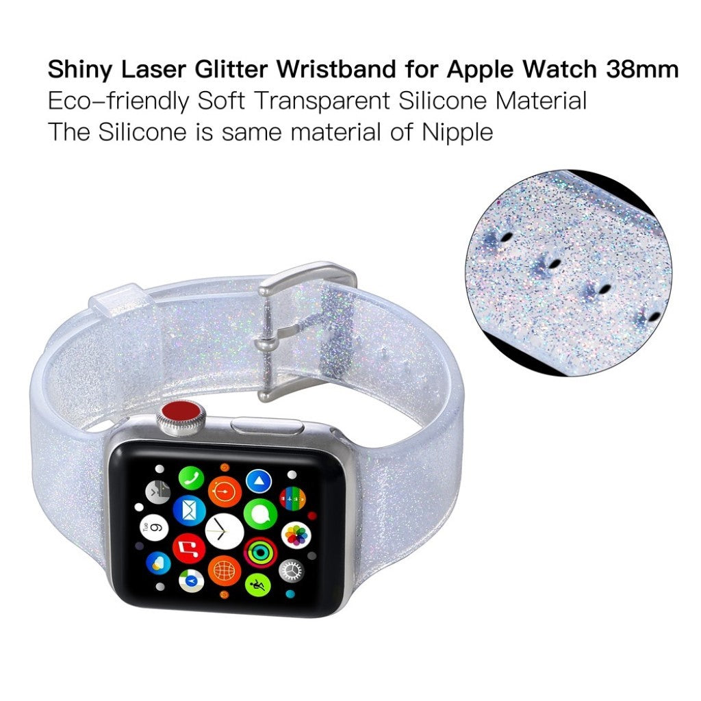 Super Smuk Silikone Universal Rem passer til Apple Smartwatch Online nu