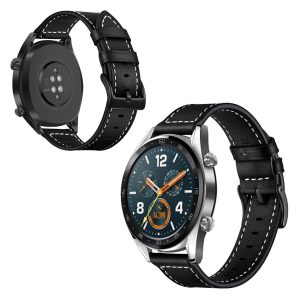 Vildt Holdbart Ægte Læder Universal Rem passer til Huawei Smartwatch