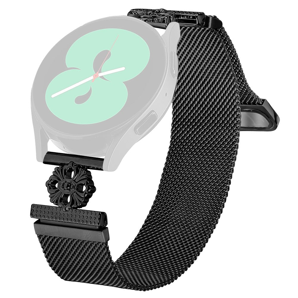 Vildt Holdbart Metal Universal Rem passer til Samsung Galaxy Watch Active 2 - 40mm / Samsung Galaxy Watch Active 2 - 44mm