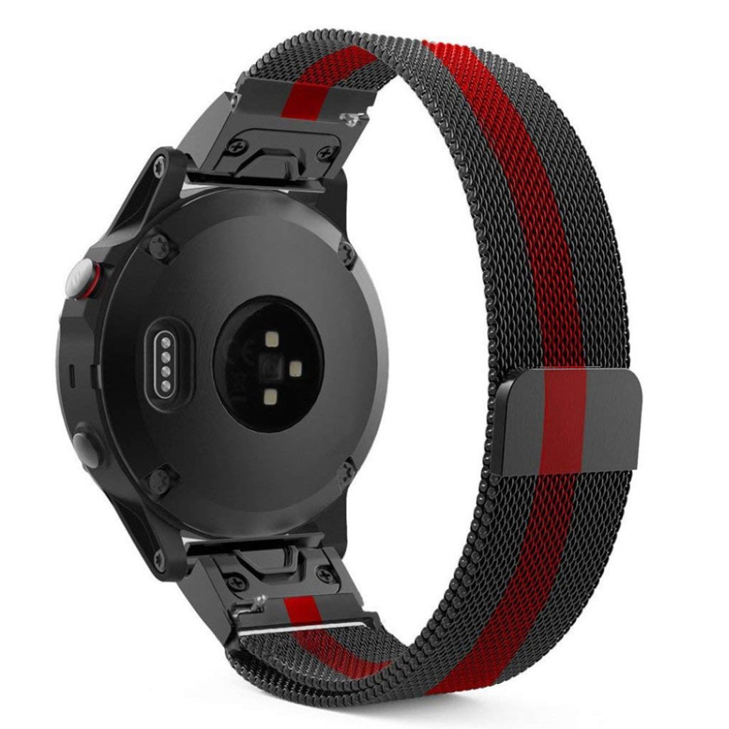 Silikone Universal Rem passer til Garmin Fenix 5X / Garmin Tactix Charlie