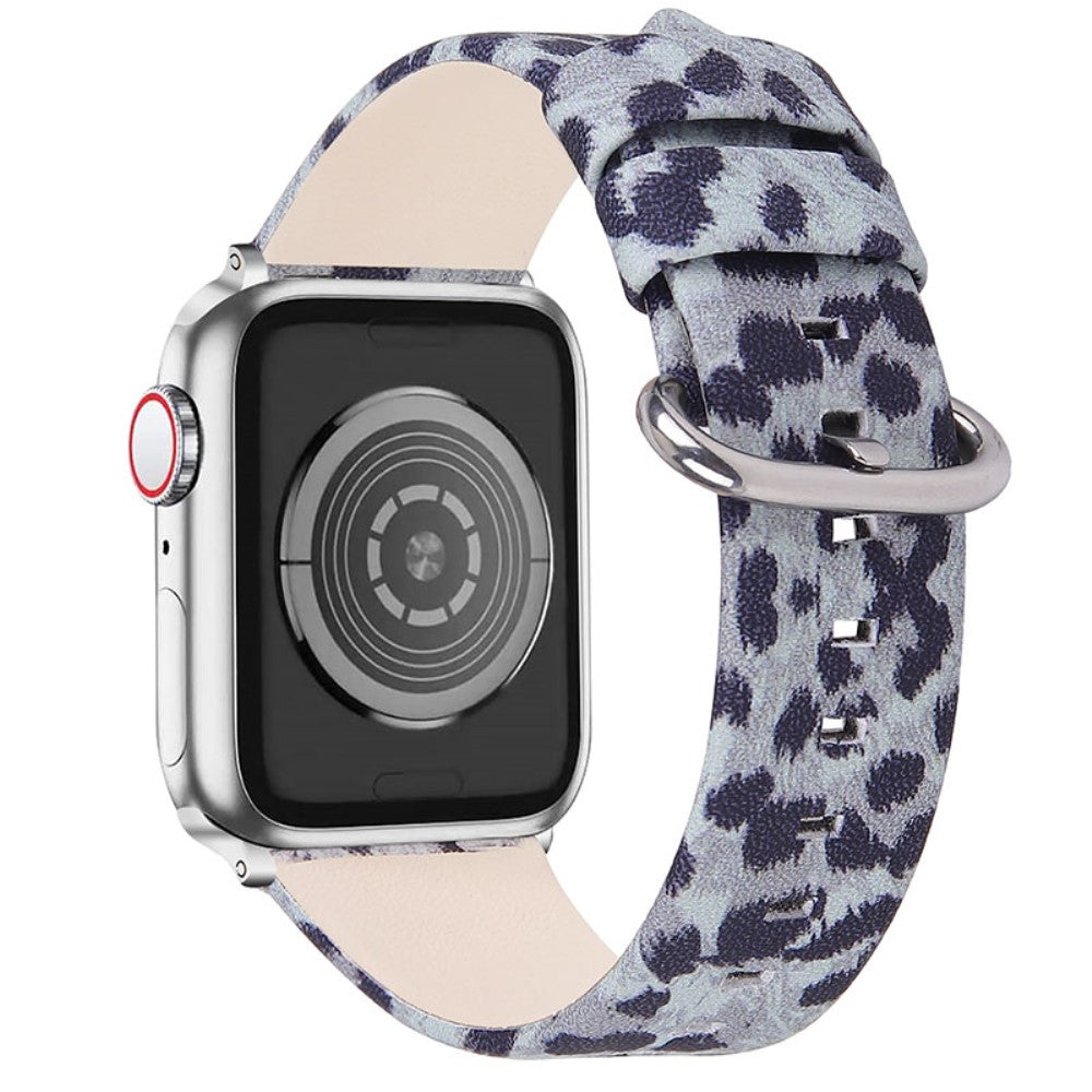 Vildt Flot Ægte Læder Rem passer til Apple Watch Series 7 41mm