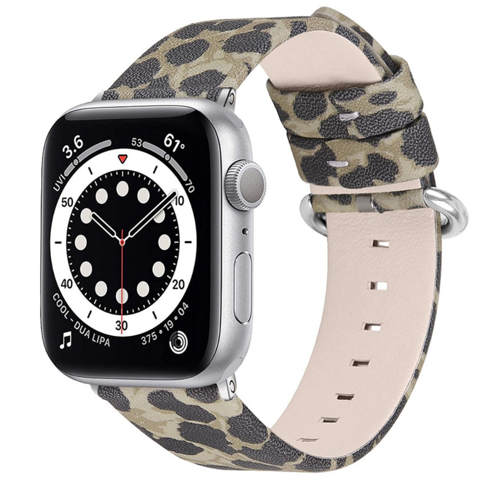 Vildt Flot Ægte Læder Rem passer til Apple Watch Series 7 41mm