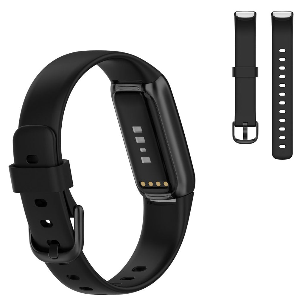 Elegant Silikone Rem passer til Fitbit Luxe - Størrelse: L