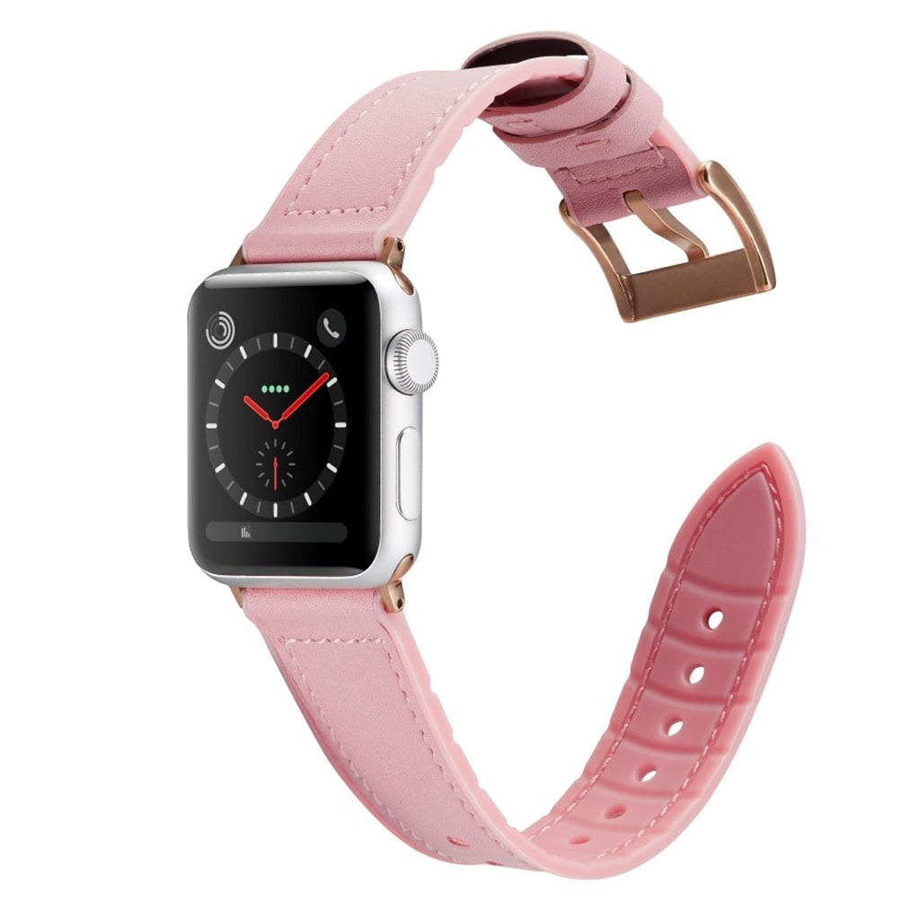 Rigtigt Kønt Kunstlæder Rem passer til Apple Watch Series 4 44mm