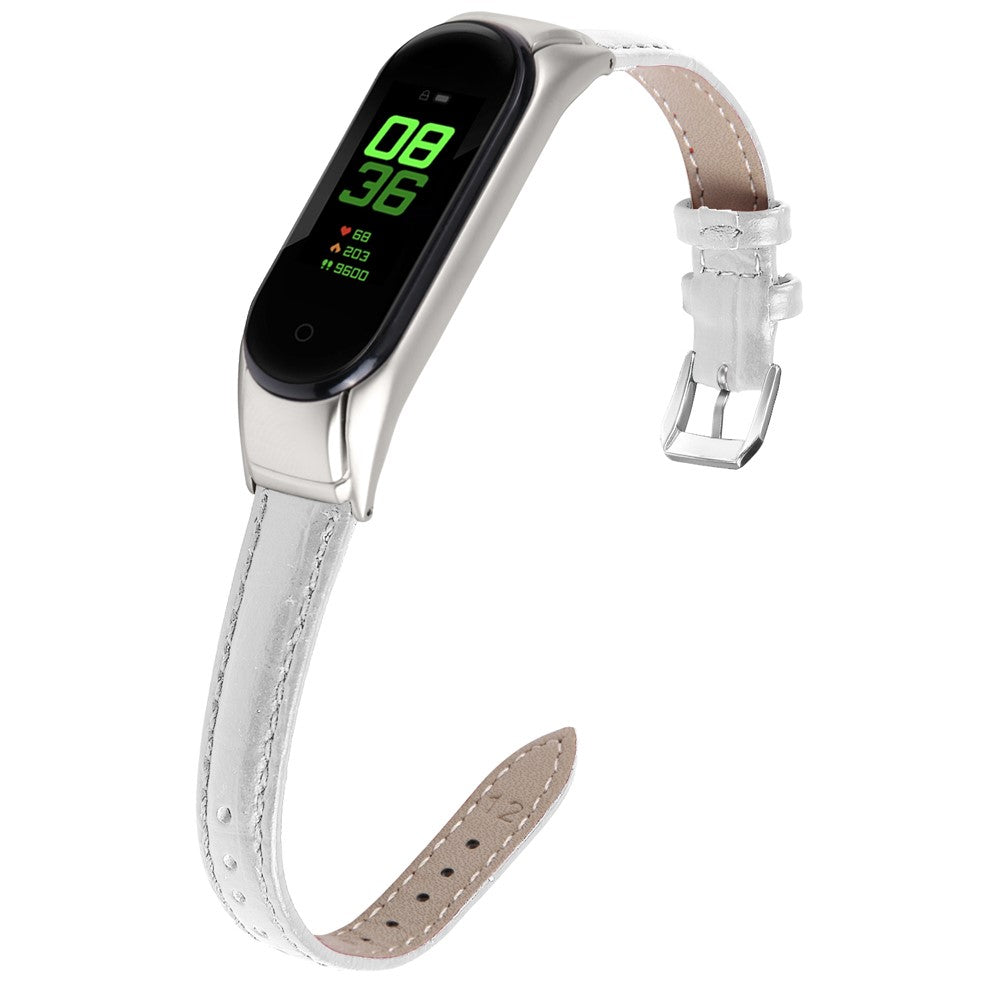 Super Hårdfør Ægte Læder Rem passer til Xiaomi Smart Band 8