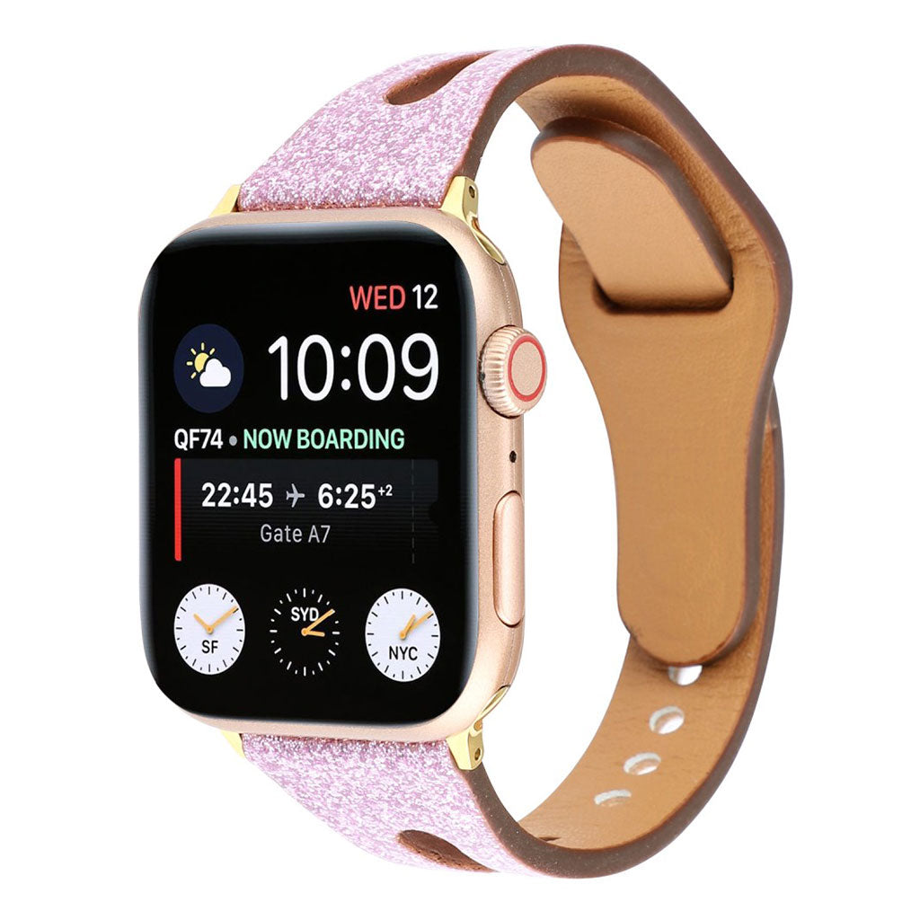 Super Smuk Ægte Læder Rem passer til Apple Watch Series 4 44mm