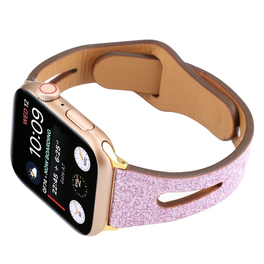 Super Smuk Ægte Læder Rem passer til Apple Watch Series 4 44mm