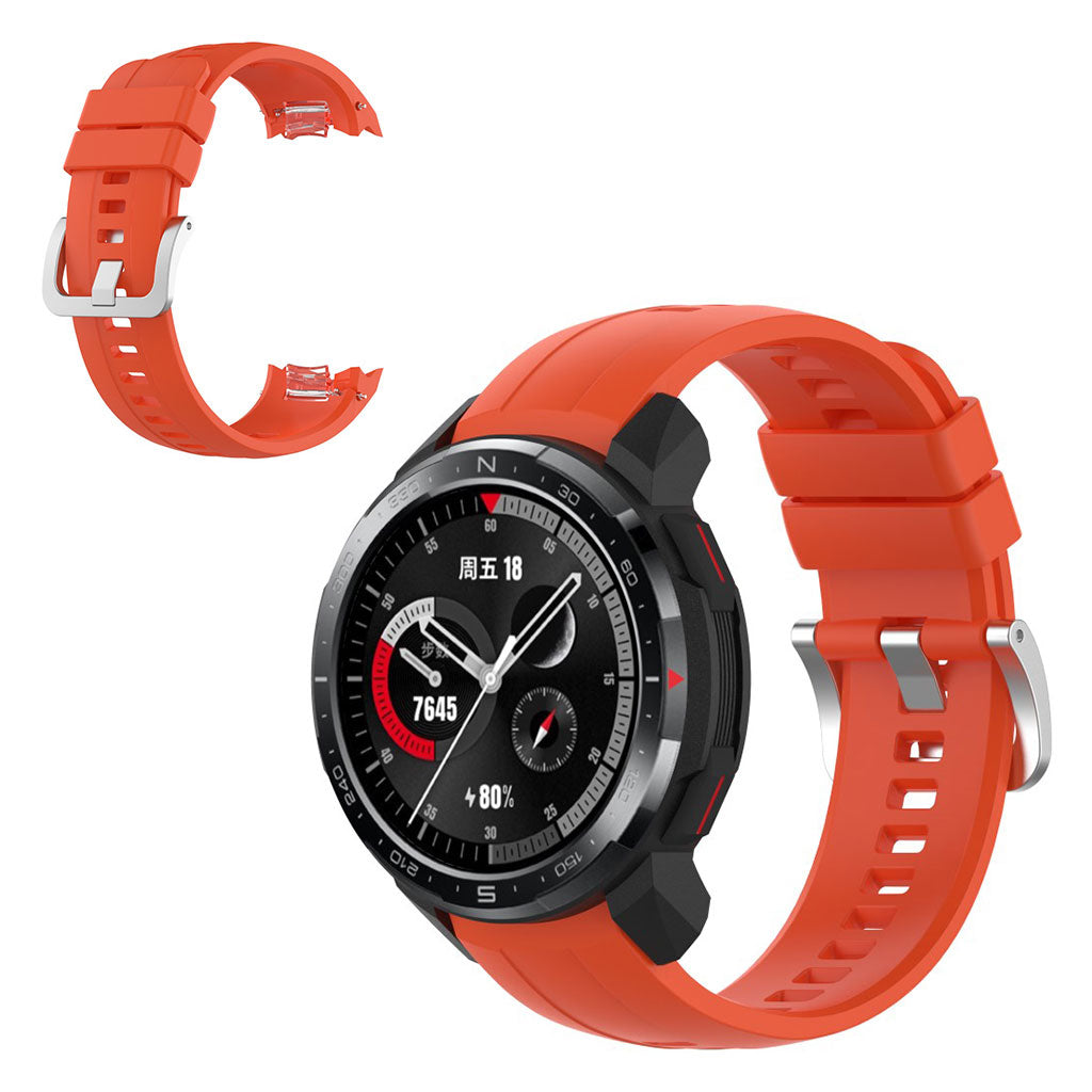 Vildt Holdbart Silikone Rem passer til Honor Watch GS Pro