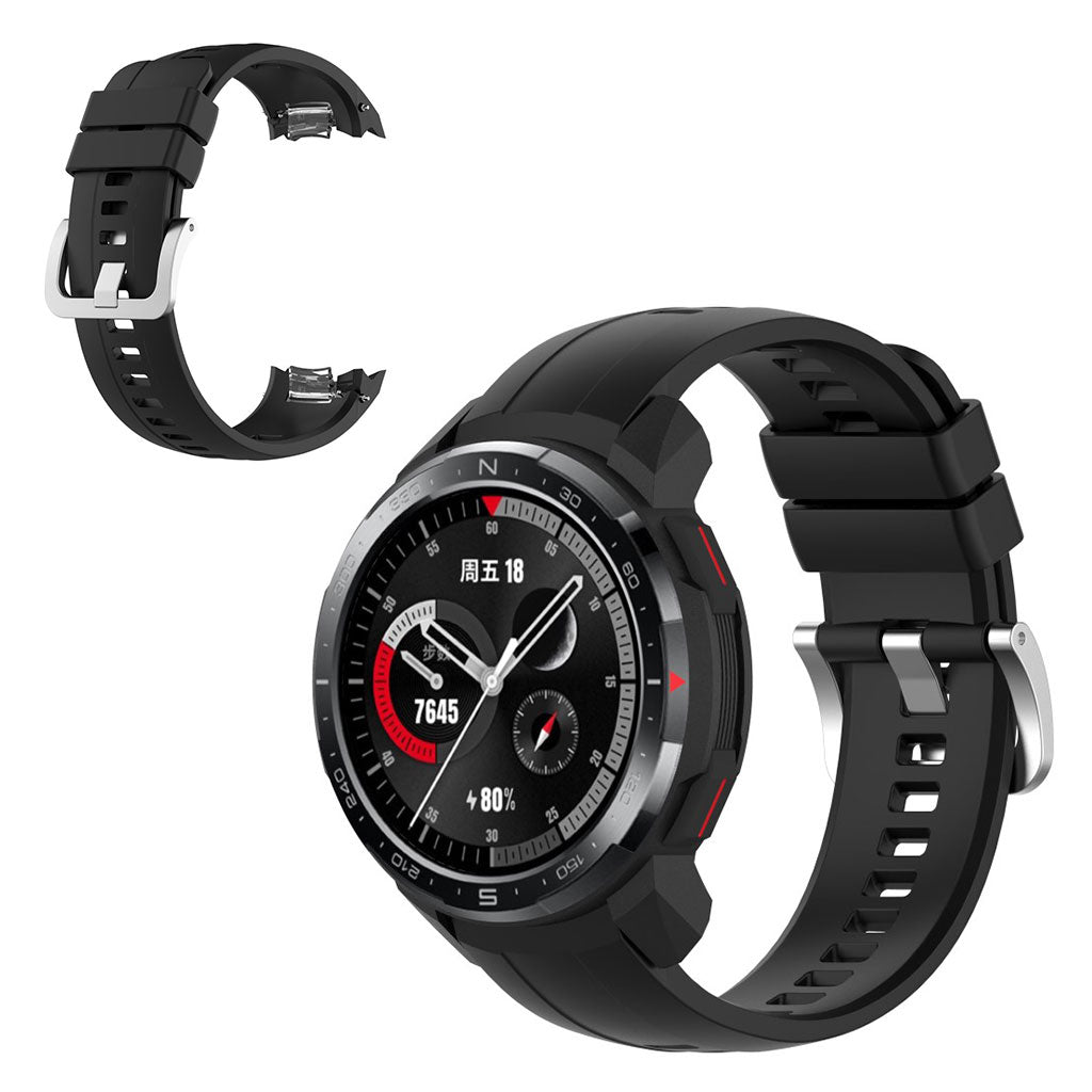 Vildt Holdbart Silikone Rem passer til Honor Watch GS Pro