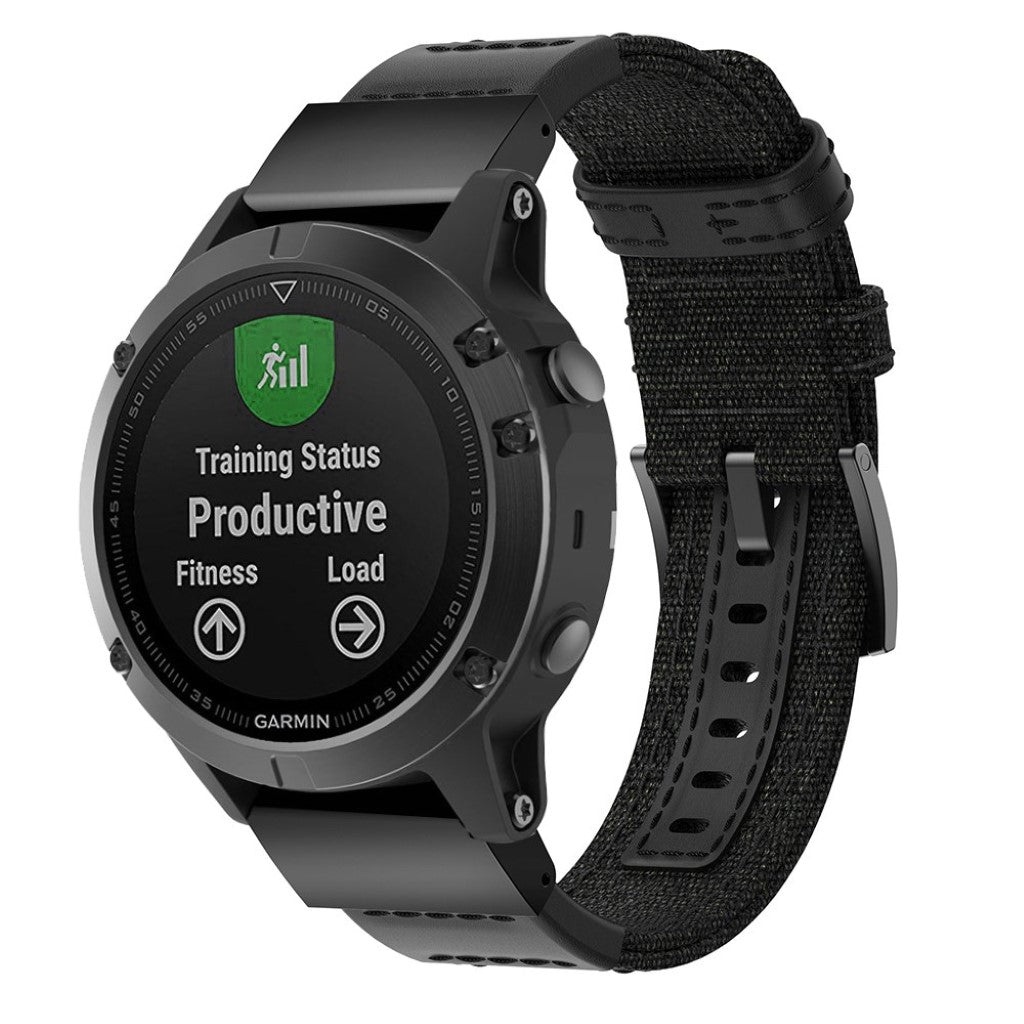Ægte Læder Universal Rem passer til Garmin Fenix 5 / Garmin Fenix 5 Plus
