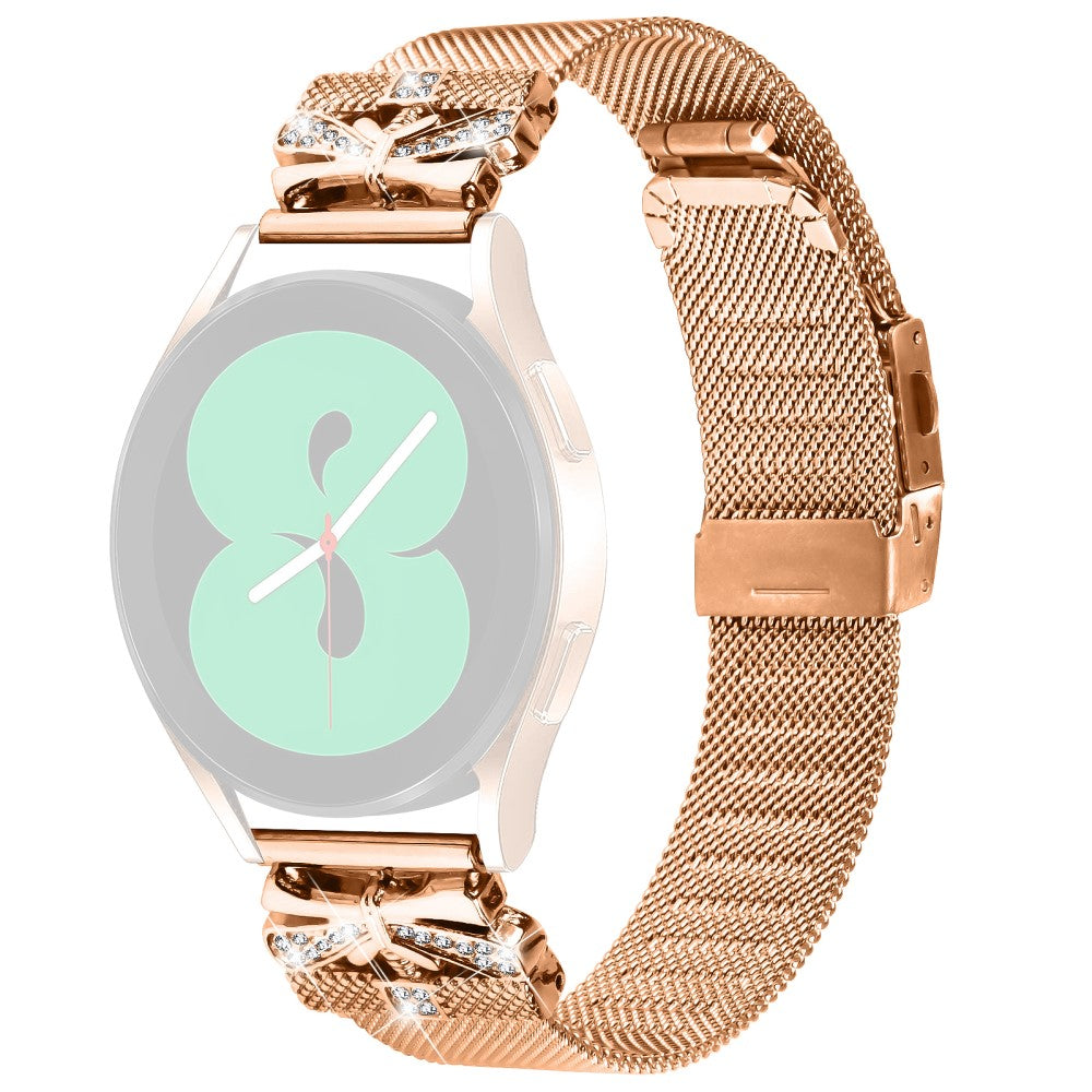 Smuk Metal Og Rhinsten Universal Rem passer til Samsung Smartwatch