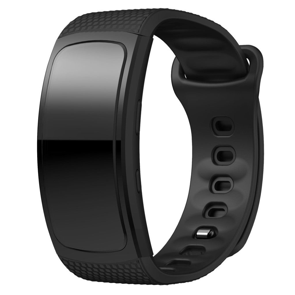 Vildt Kønt Silikone Rem passer til Samsung Gear Fit2 - Størrelse: L