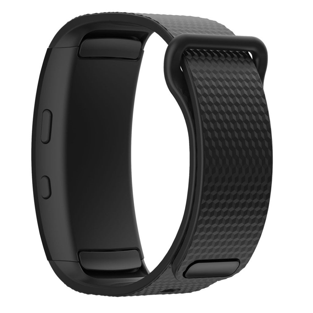 Vildt Kønt Silikone Rem passer til Samsung Gear Fit2 - Størrelse: L