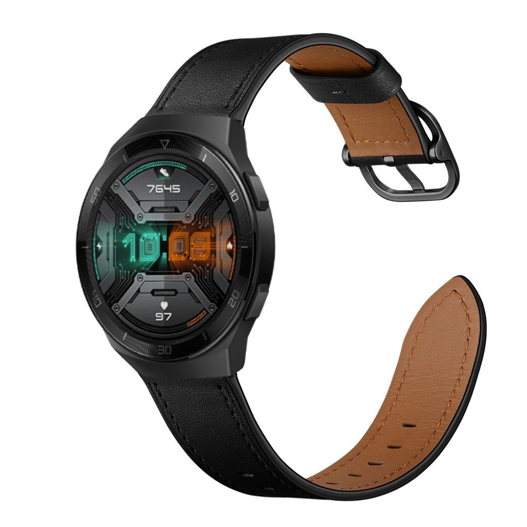 Vildt Smuk Ægte Læder Rem passer til Huawei Watch GT 2e