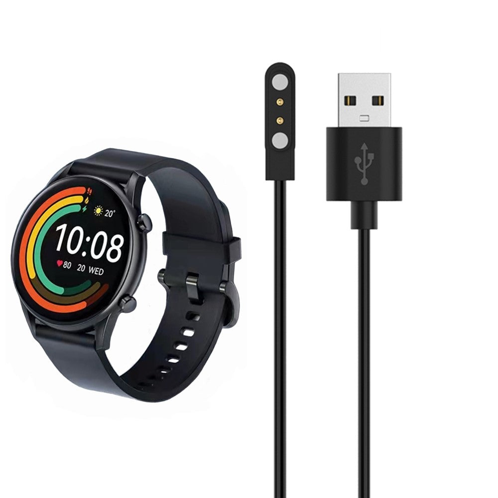 1m Magnetisk USB Opladningskabel passer til Haylou RT2 (LS10)