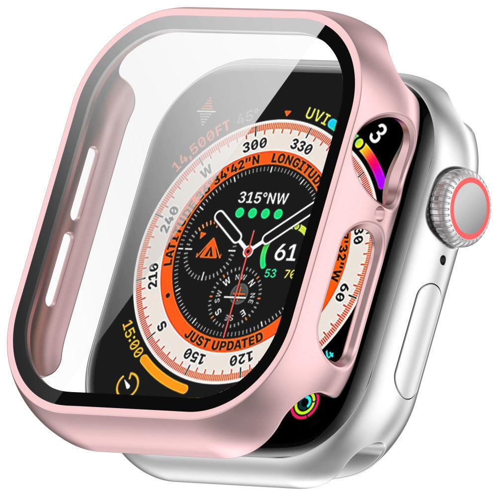 Blød Cover med Skærmbeskytter i Glas og Silikone passer til Apple Watch Series 10 42mm