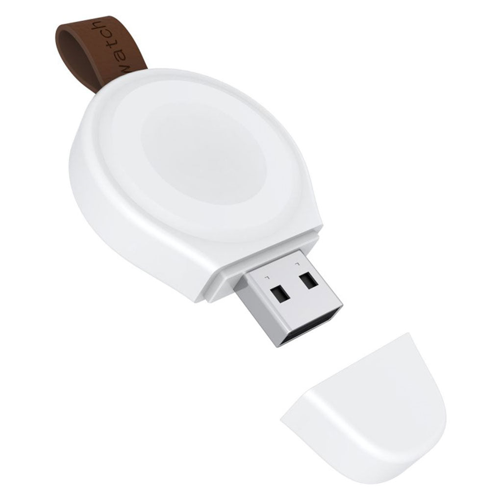 Plastik Trådløs USB Ladestation passer til Apple Watch 44mm