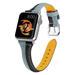 Skøn Ægte Læder Rem passer til Apple Watch Series 5 44mm
