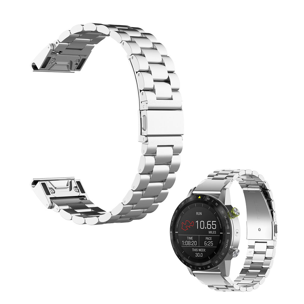 Vildt Holdbart Metal Universal Rem passer til Garmin Smartwatch