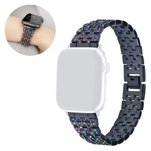 Vildt Smuk Metal Og Rhinsten Universal Rem passer til Apple Smartwatch Online