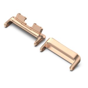 1 Pair Watch Band Connector Huawei Band 9 / Band 9 NFC , 16mm Stainless Steel Adapter - Rose Gold