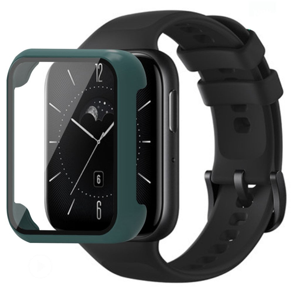 Mega Flot Cover med Skærmbeskytter i Silikone og Glas passer til Oppo Watch 3
