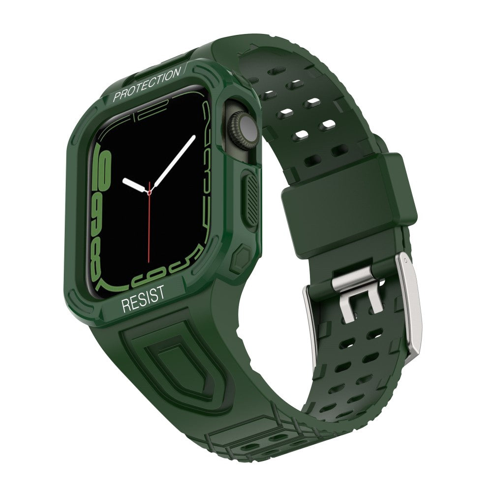 Plastik Rem med Etui passer til Apple Watch Series 7 45mm