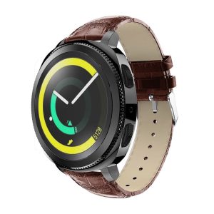 Super Holdbart Ægte Læder Rem passer til Samsung Gear Sport