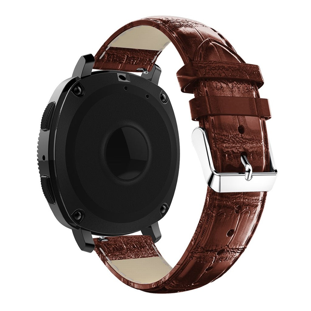 Super Holdbart Ægte Læder Rem passer til Samsung Gear Sport