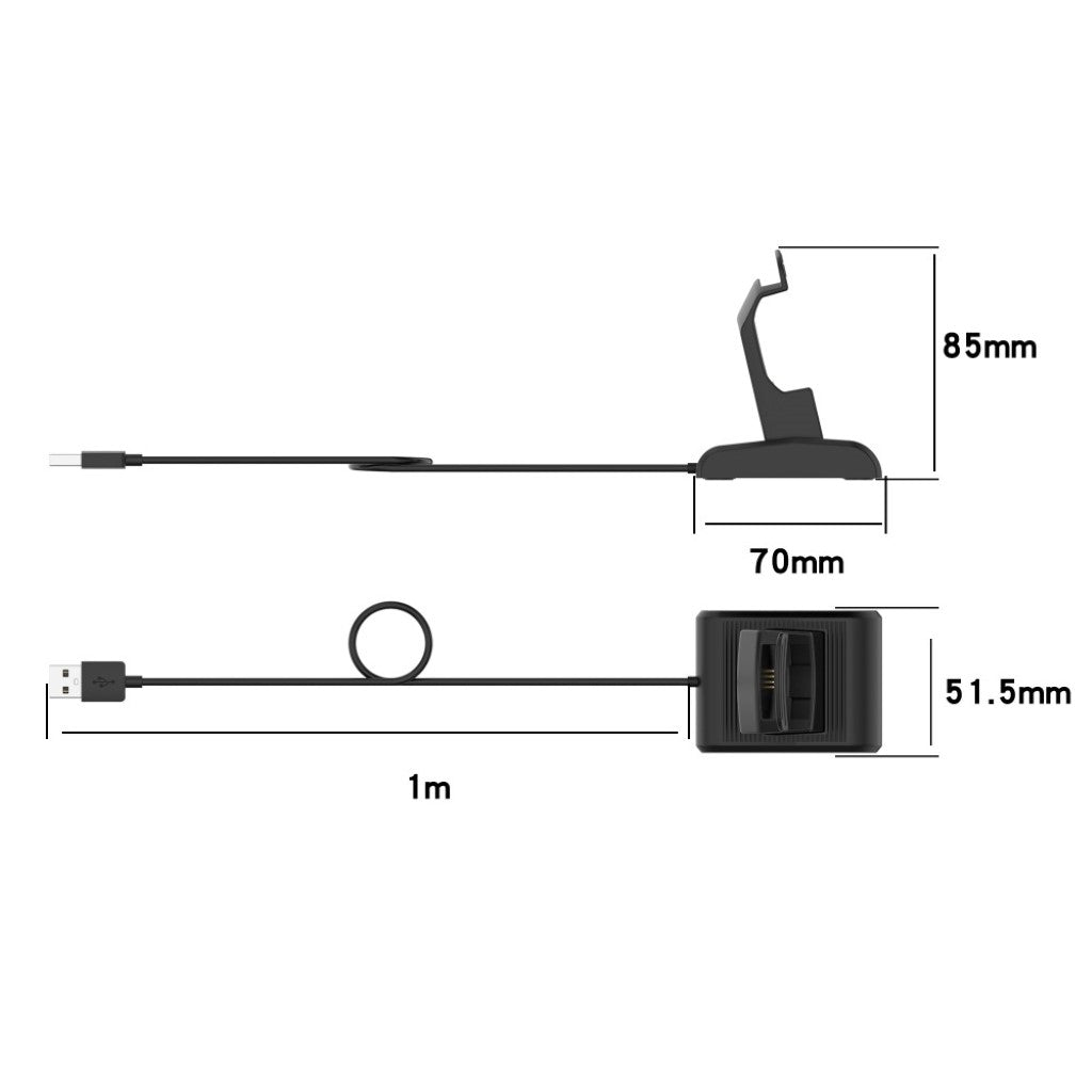 100cm Plastik USB Ladestation passer til TecTecTec ULT-G Golf GPS på udsalg