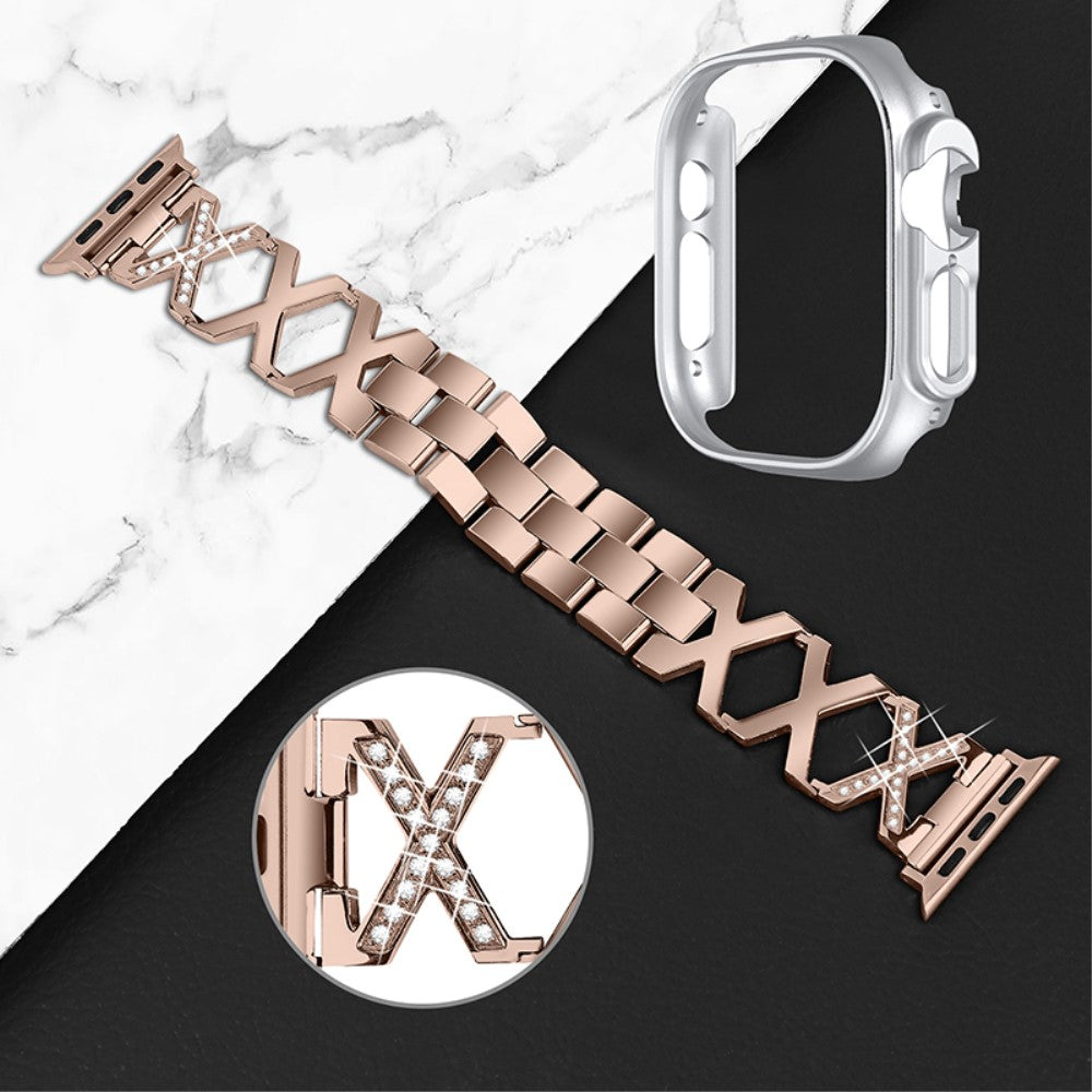 Metal Rem med Cover passer til Apple Watch Ultra Levere