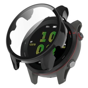 Rigtigt Fint Cover med Skærmbeskytter i Plastik og Hærdet Glas passer til Garmin Forerunner 255