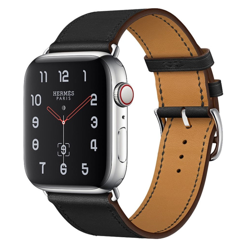 Rigtigt Rart Ægte Læder Rem passer til Apple Watch Series 4 40mm Rabat