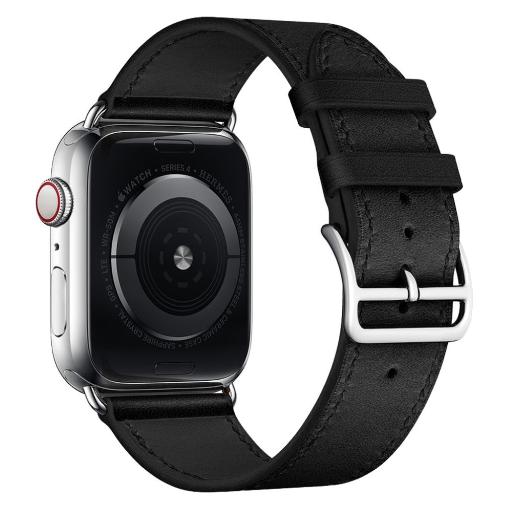 Rigtigt Rart Ægte Læder Rem passer til Apple Watch Series 4 40mm Rabat