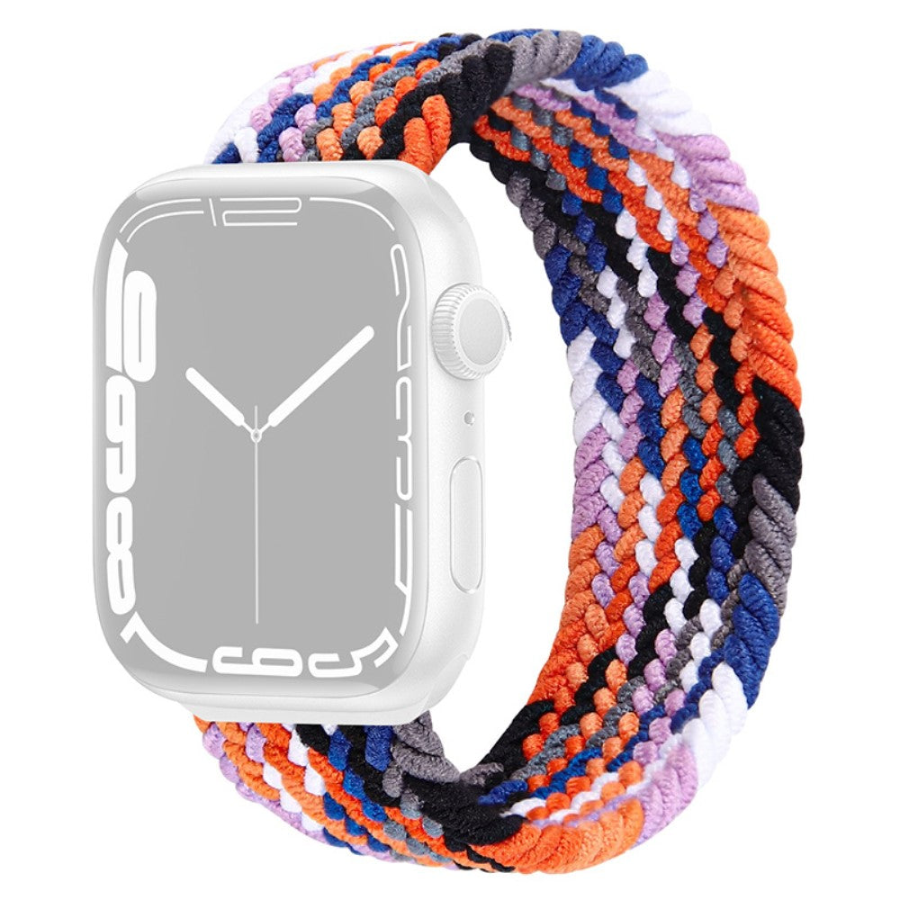 Rigtigt Sejt Nylon Universal Rem passer til Apple Smartwatch - Størrelse: L