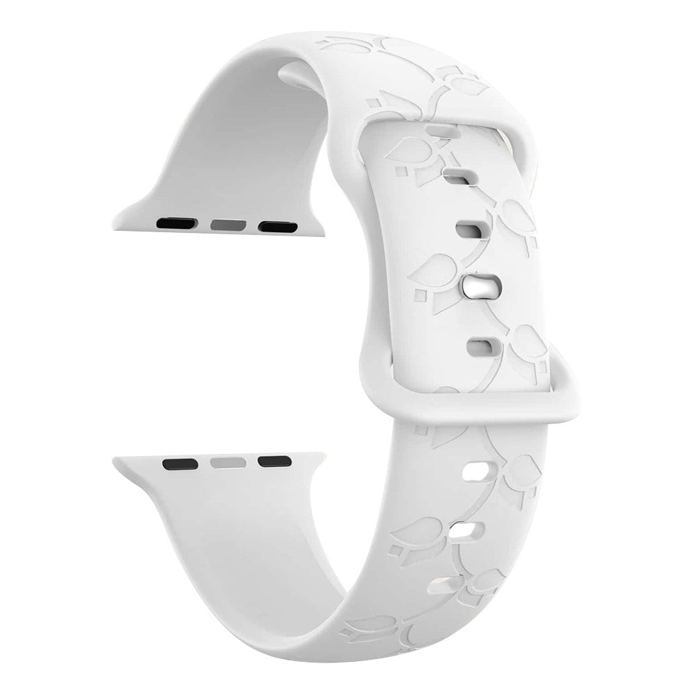 Rigtigt Fint Silikone Universal Rem passer til Apple Smartwatch