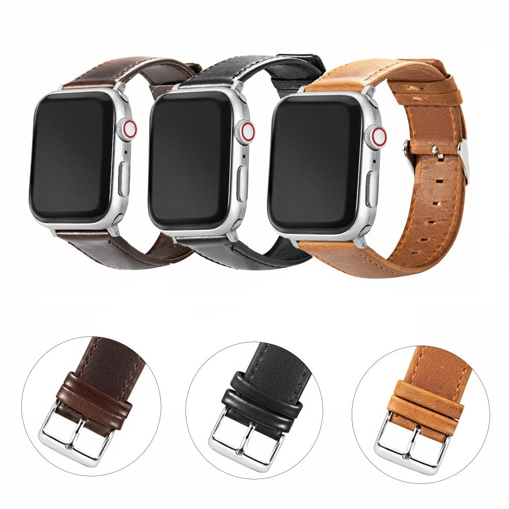 Super Smuk Kunstlæder Universal Rem passer til Apple Smartwatch