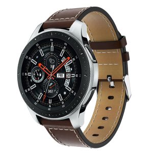 Vildt Hårdfør Ægte Læder Rem passer til Samsung Galaxy Watch (46mm)