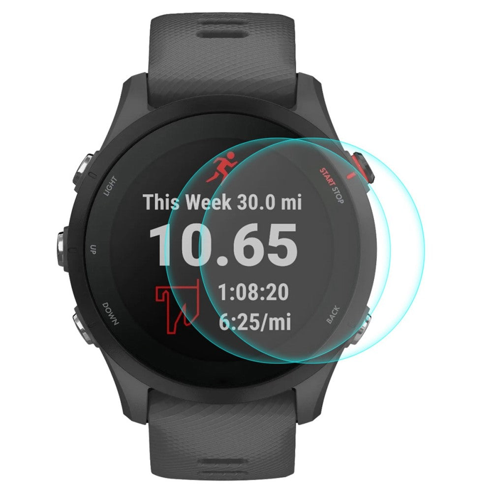 2stk Glas Skærmbeskytter passer til Garmin Forerunner 255 på udsalg